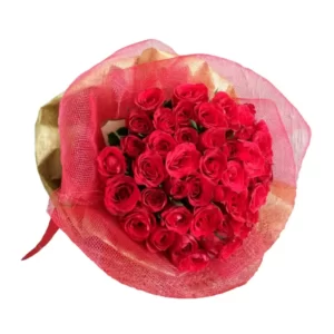 red roses bouquet