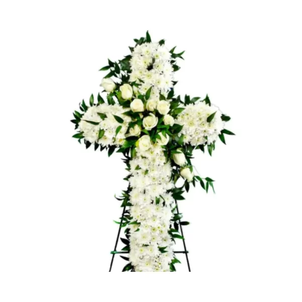 cross-shaped wreath