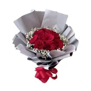 red roses bouquet