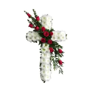 cross-shaped wreath