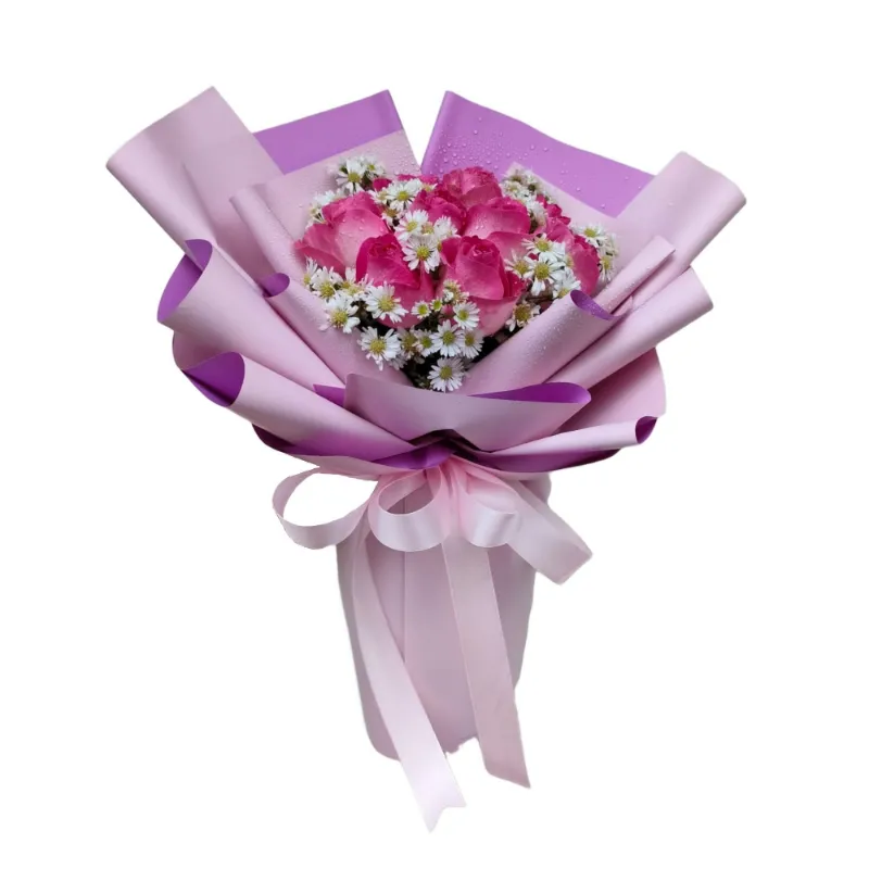 pink roses bouquet