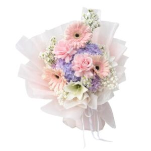 mixed flower bouquet Angelic Bloom