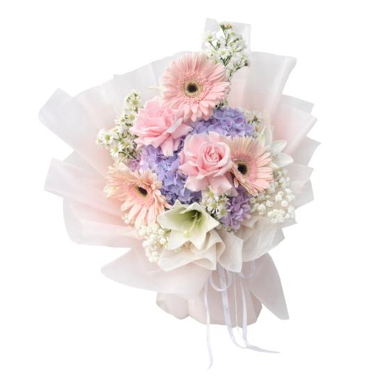 mixed flower bouquet Angelic Bloom