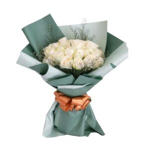 flower bouquet elegant serenity