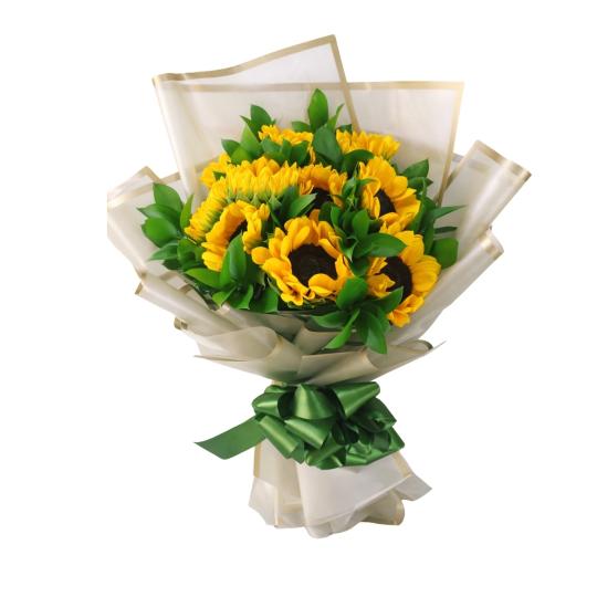 sunflower bouquet golden bliss