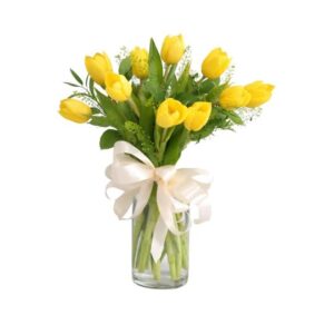 flower vase Golden Sunshine