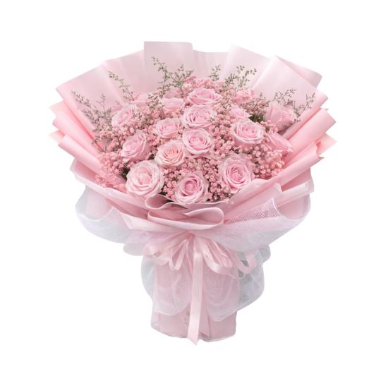 pink rose bouquet Graceful Bliss