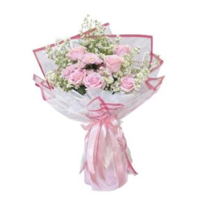 pink rose bouquet Pure Delight