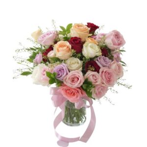 flowers in vase radiant charm