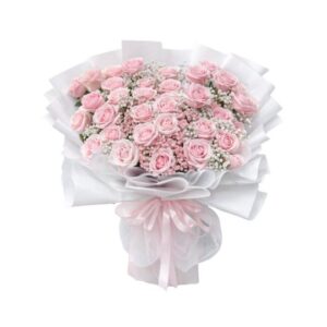 pink rose bouquet Soft Romance