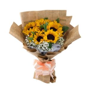 sunflower bouquet Sparkling Sunshine