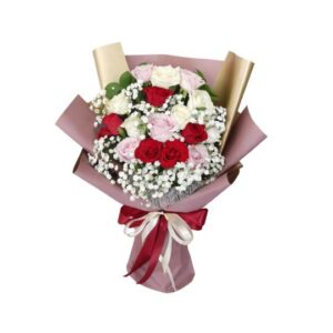 flower bouquet Crimson Elegance