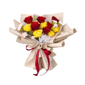flower bouquet Golden Embrace