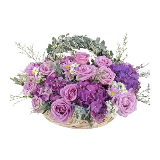 flower basket Majestic Lavender
