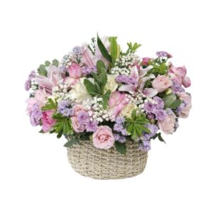 flower basket Serene Elegance